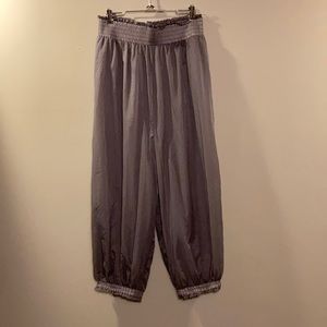 Silky Free People Harem Pants